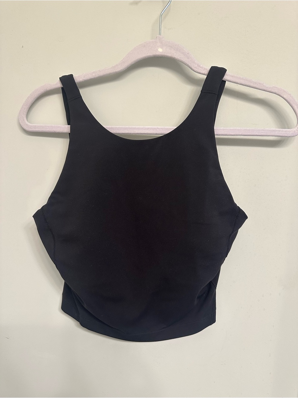 lululemon athletica Black High-Neck Crop Tank
